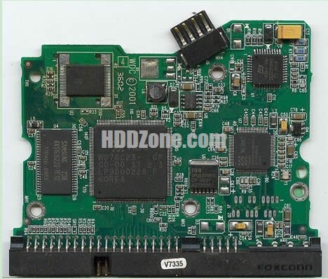 2060-001092-006 WD Hårddisk Kretskort PCB Kontrollerkort Styrkort