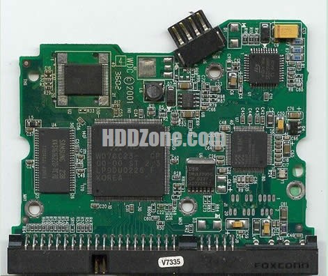 2060-001092-007 WD Hårddisk Kretskort PCB Kontrollerkort Styrkort