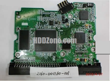 2060-001160-001 WD Hårddisk Kretskort PCB Kontrollerkort Styrkort