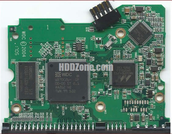 2060-001266-000 WD Hårddisk Kretskort PCB Kontrollerkort Styrkort