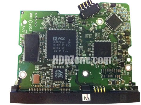 2060-001267-001 WD Hårddisk Kretskort PCB Kontrollerkort Styrkort