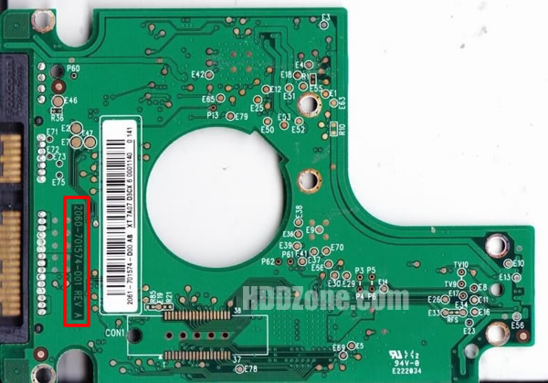 2060-701574-001 WD Hårddisk Kretskort PCB Kontrollerkort Styrkort