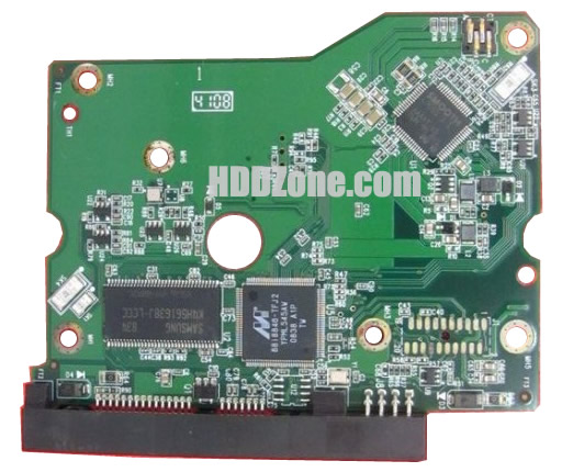 2060-701595-000 WD Hårddisk Kretskort PCB Kontrollerkort Styrkort