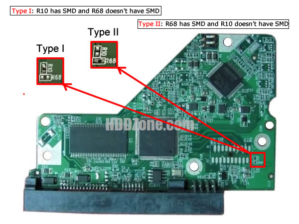 2060-701640-002 WD Hårddisk Kretskort PCB Kontrollerkort Styrkort