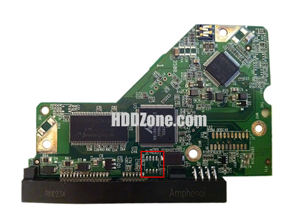2060-771590-001 WD Hårddisk Kretskort PCB Kontrollerkort Styrkort