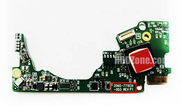 2060-771939-003 WD Hårddisk Kretskort PCB Kontrollerkort Styrkort