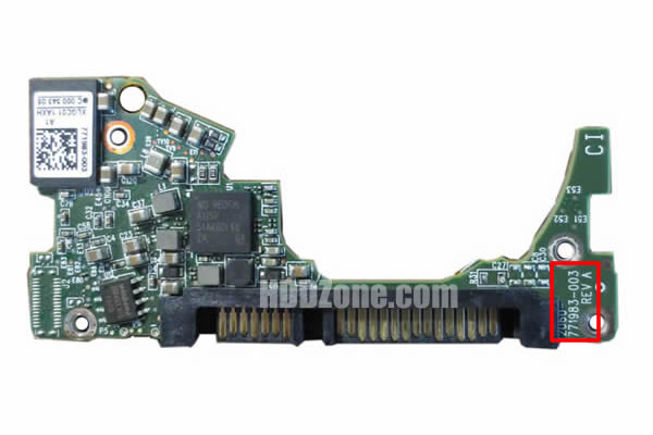 2060-771983-003 WD Hårddisk Kretskort PCB Kontrollerkort Styrkort