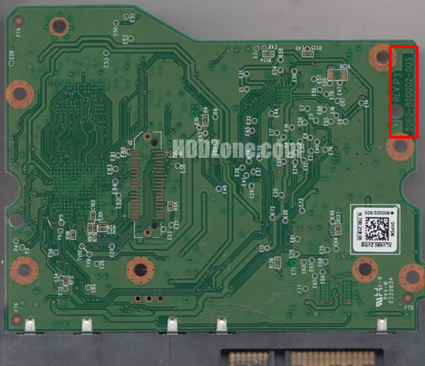 2060-800002-003 WD Hårddisk Kretskort PCB Kontrollerkort Styrkort