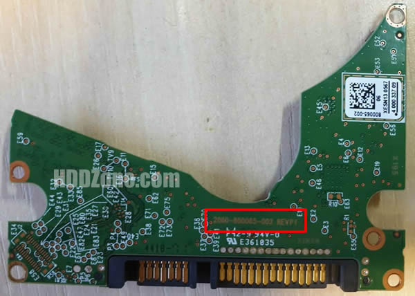 2060-800065-002 WD Hårddisk Kretskort PCB Kontrollerkort Styrkort
