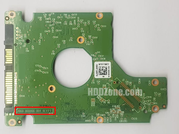 2060-800066-004 WD Hårddisk Kretskort PCB Kontrollerkort Styrkort