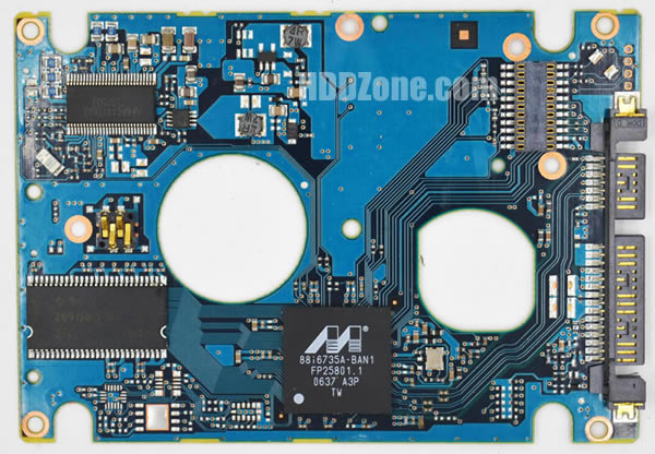 CA26343-B84204BA Fujitsu Hårddisk Kretskort PCB Kontrollerkort Styrkort