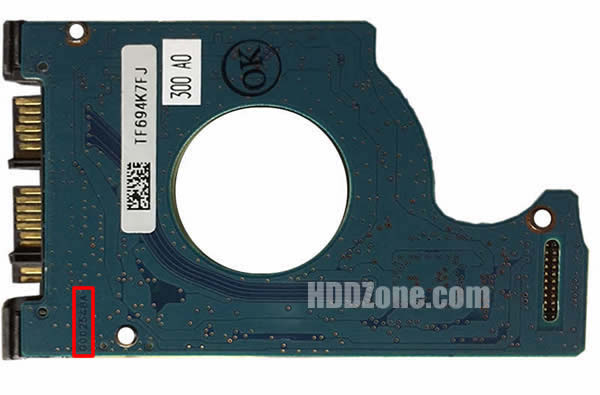 G002548A Toshiba Hårddisk Kretskort PCB Kontrollerkort Styrkort