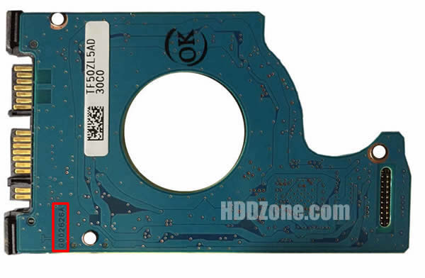 G002626A Toshiba Hårddisk Kretskort PCB Kontrollerkort Styrkort
