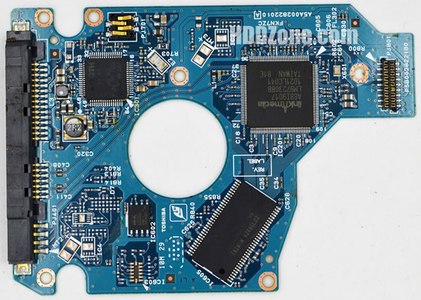 G002822A Toshiba Hårddisk Kretskort PCB Kontrollerkort Styrkort