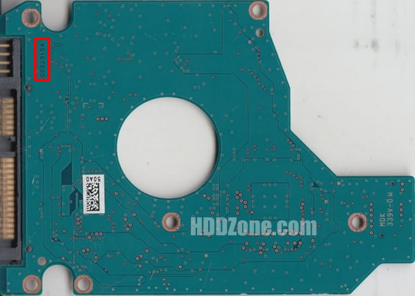 G002915A Toshiba Hårddisk Kretskort PCB Kontrollerkort Styrkort