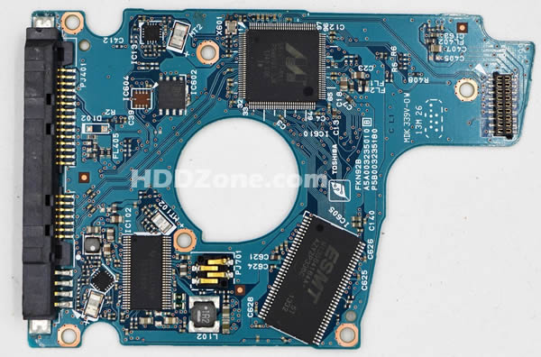 G003235B Toshiba Hårddisk Kretskort PCB Kontrollerkort Styrkort