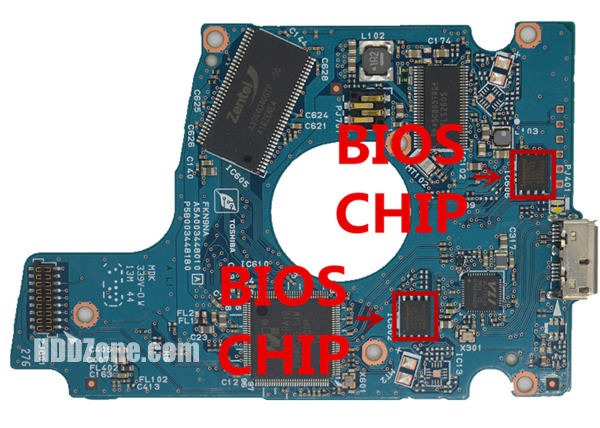 G3448A Toshiba Hårddisk Kretskort PCB Kontrollerkort Styrkort