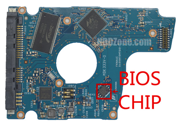 S40097 Toshiba Hårddisk Kretskort PCB Kontrollerkort Styrkort